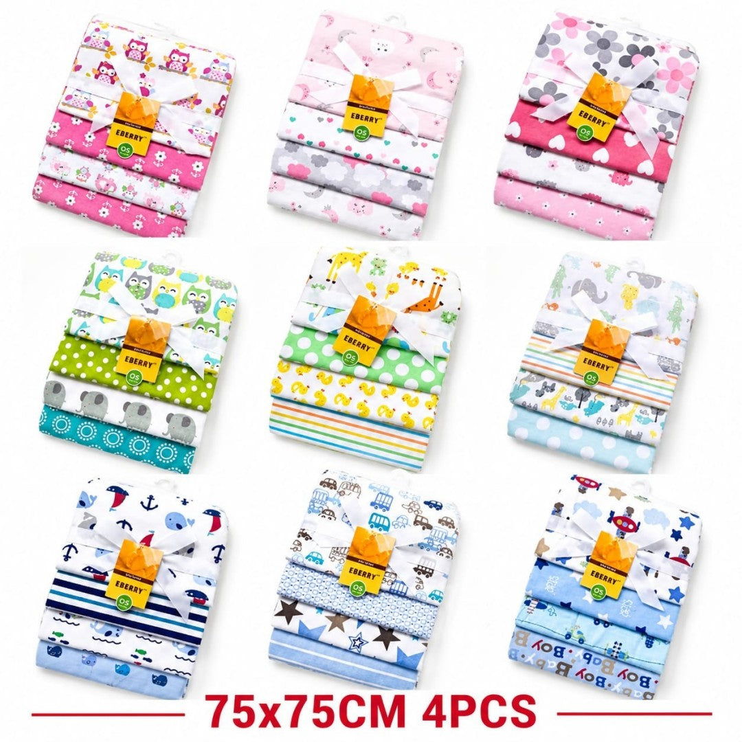 COBIJA BEBE 4PCS 75*75
