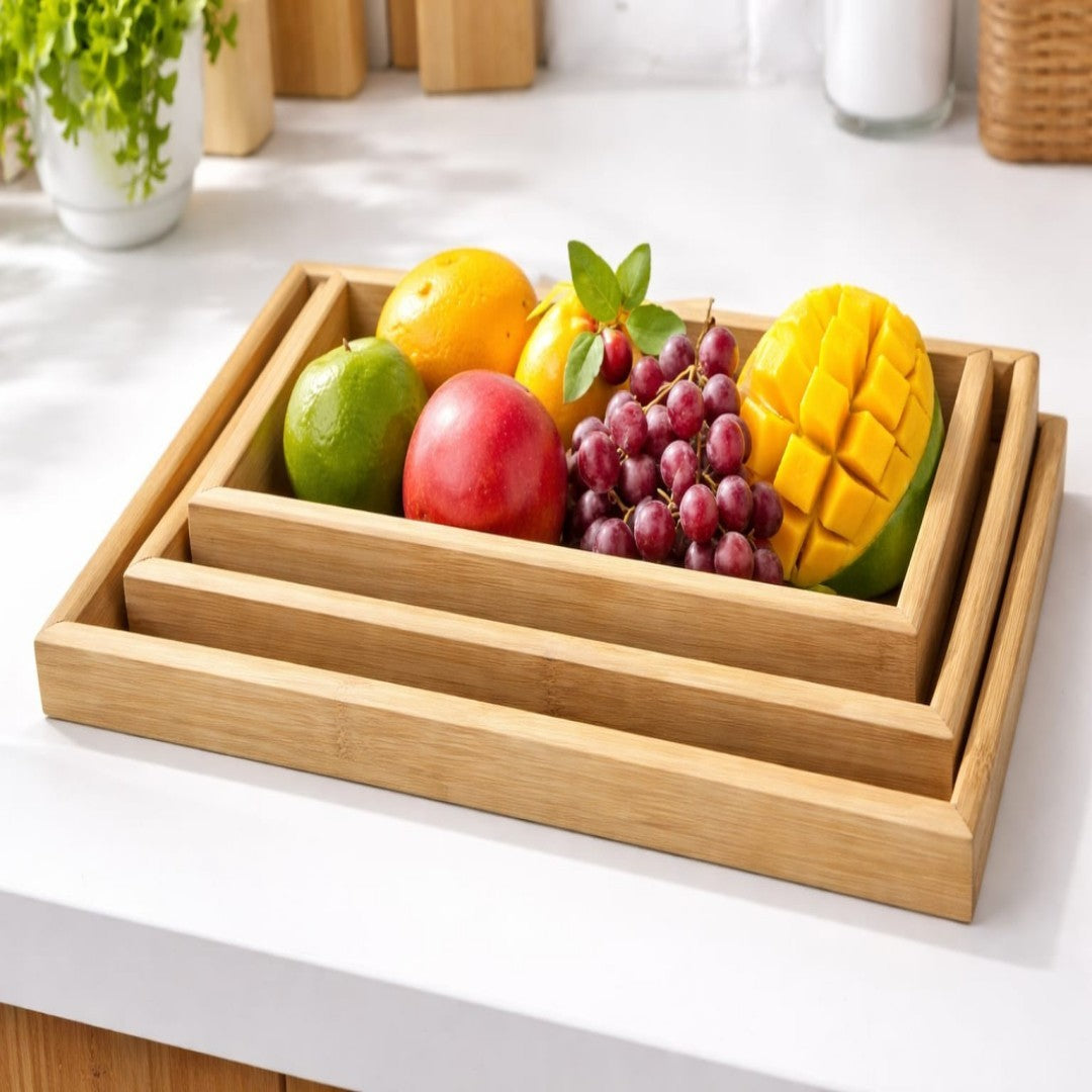 BANDEJA BAMBU 3PCS