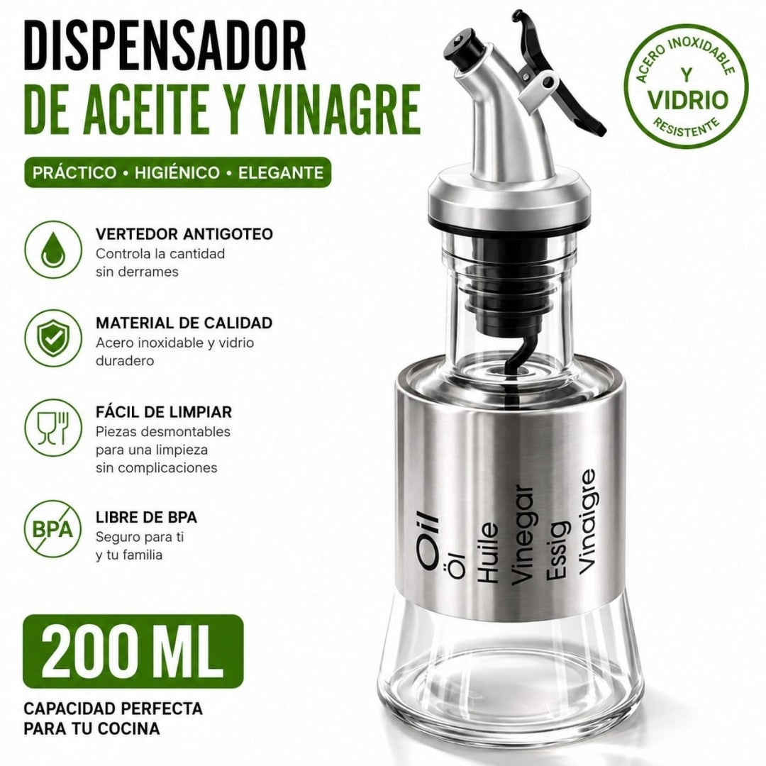 BOTELLA PARA ACIETE 200ML