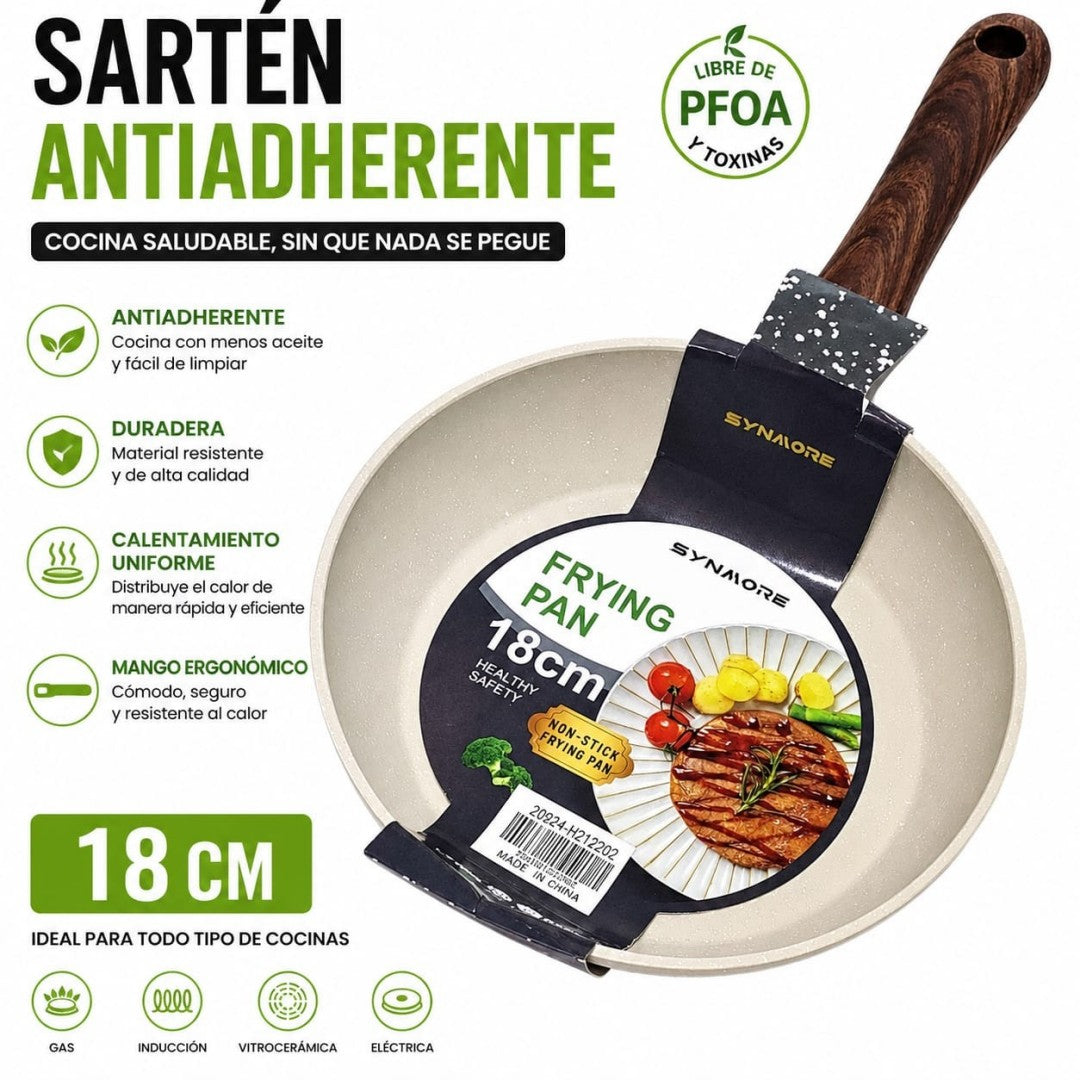 SARTEN BLANCO 18CM