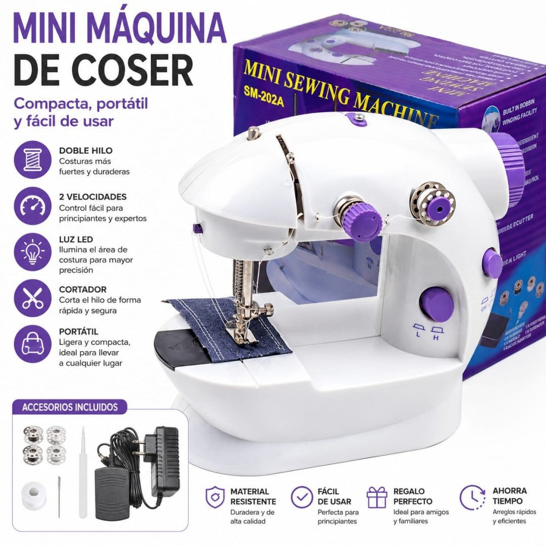 MAQUINA COSER ELECTRONICA SM-202A