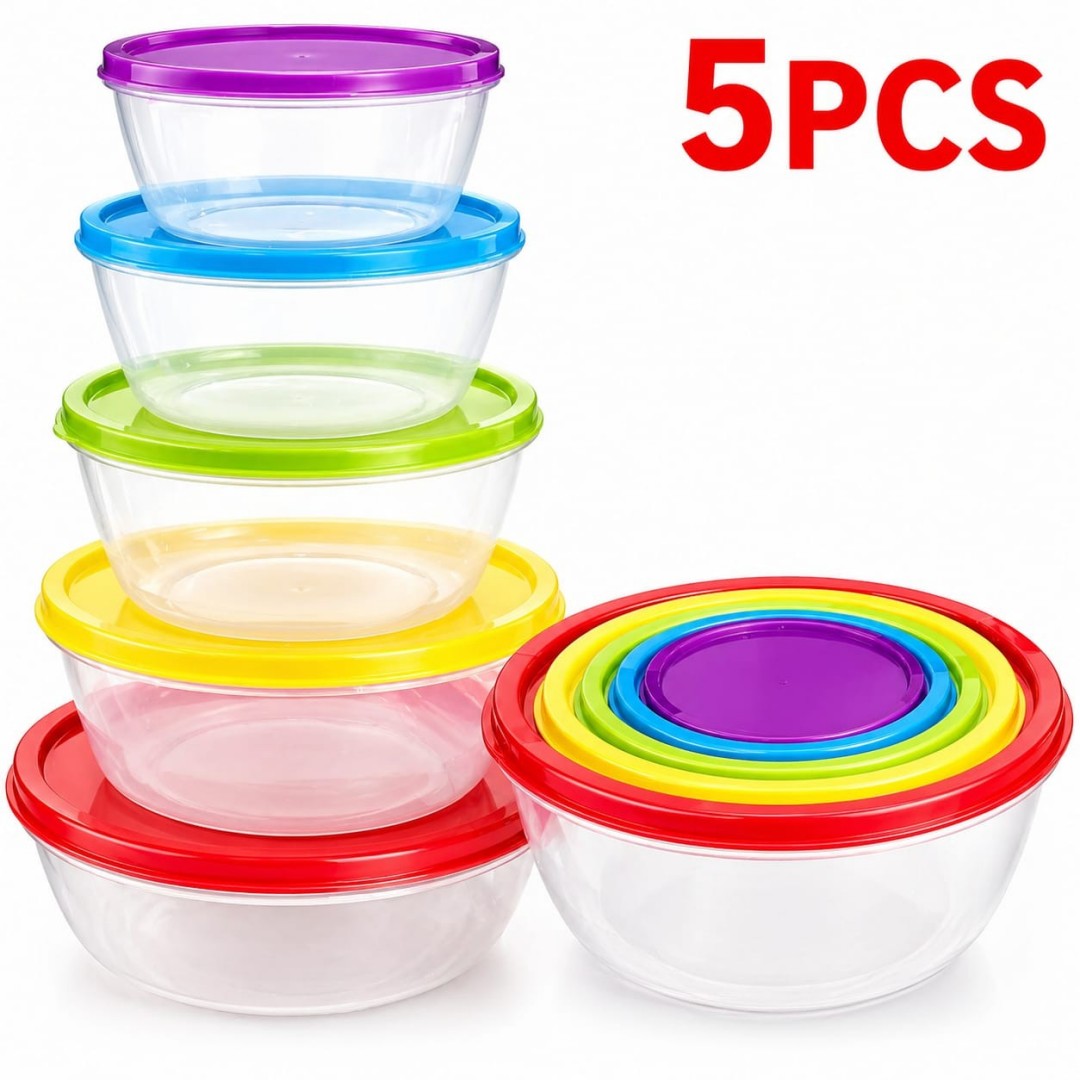 RECIPIENTE PVC 5PCS 8055