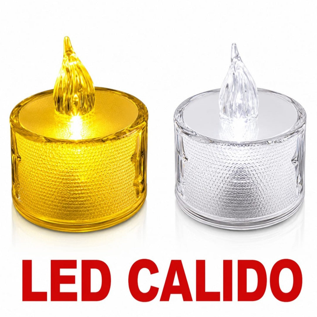 CANDELA LED CRISTAL PEQ