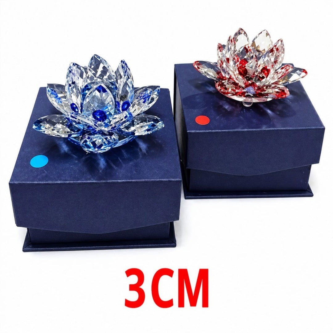 FLOR LOTO CRISTAL 3CM