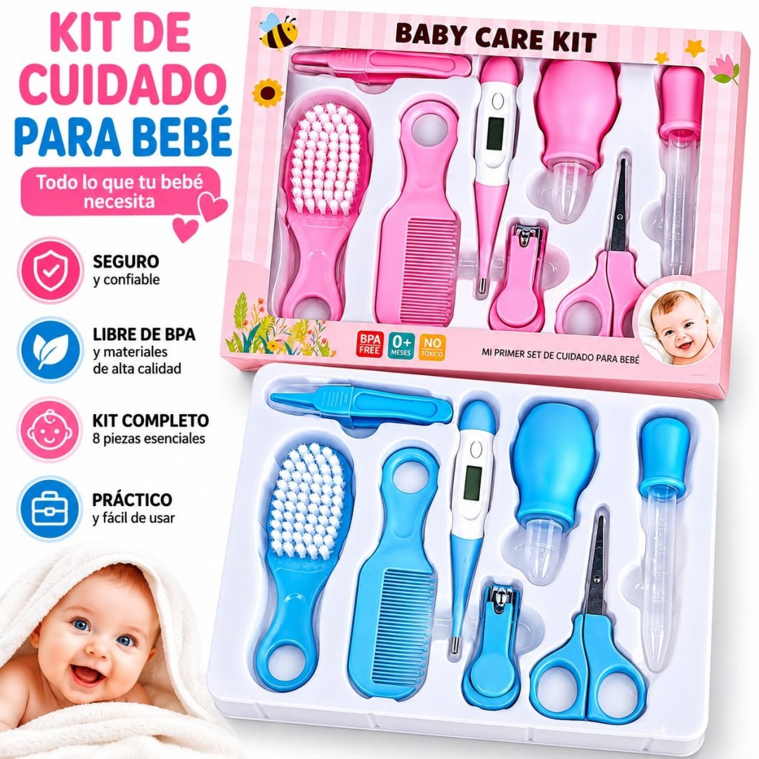 SET BELLEZA P/BEBE 8PCS TZ-8 A