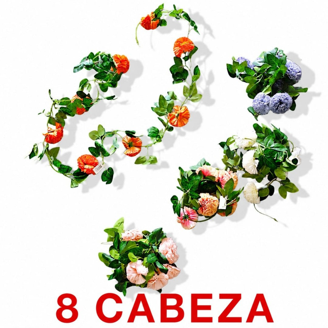GUIRNALDA CLAVEL 8 CABEZA
