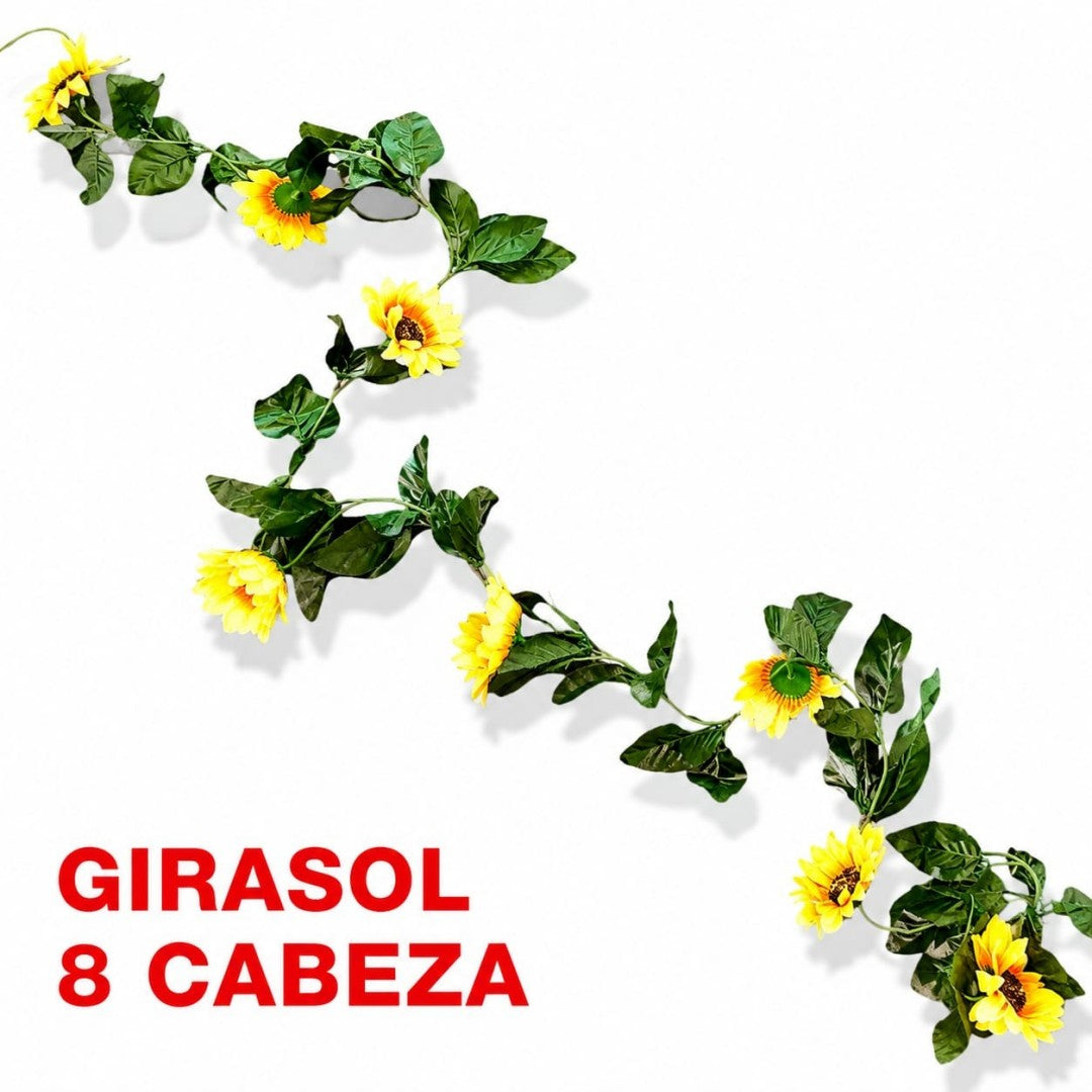 GUIRNALDA GIRASOL 8 CABEZA