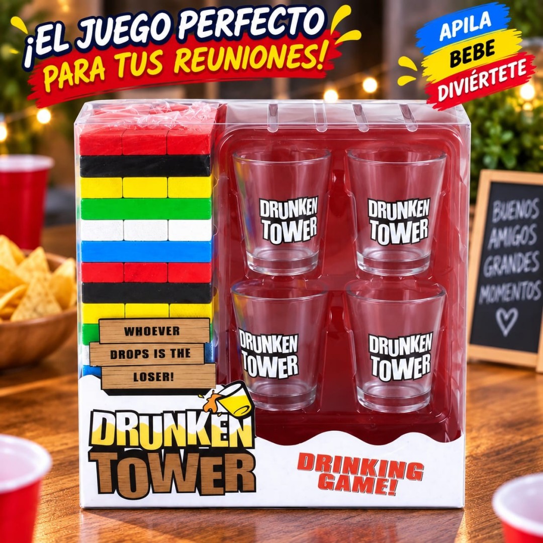 JUEGO DE TRAGO CON JENGA COLOR MS20454C