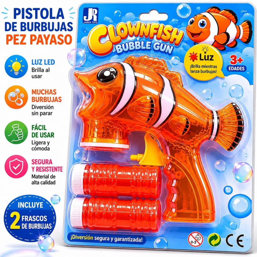 PISTOLA BURBUJA NEMO P8308