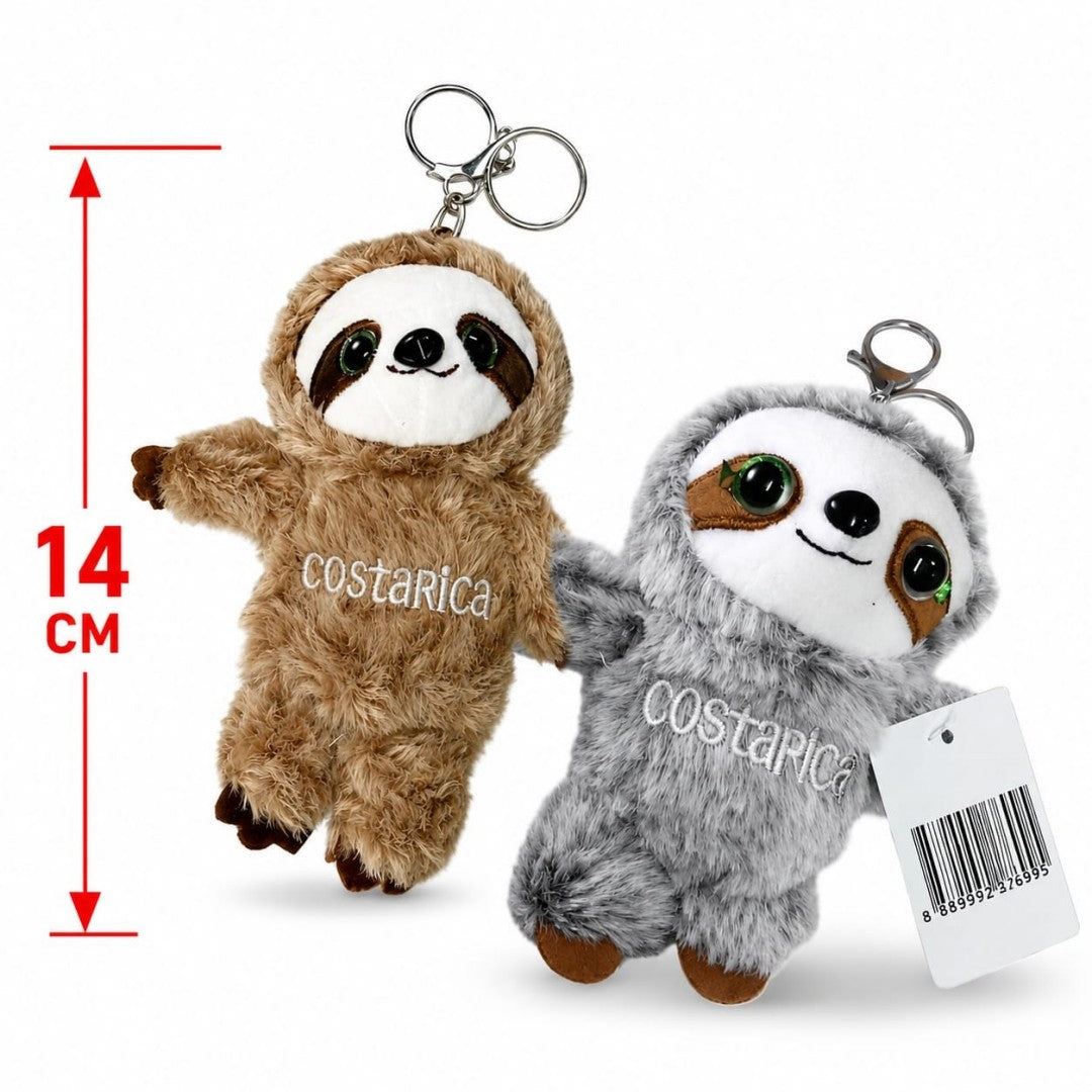 PELUCHE OSO PEREZOSO LLAVERO 14CM