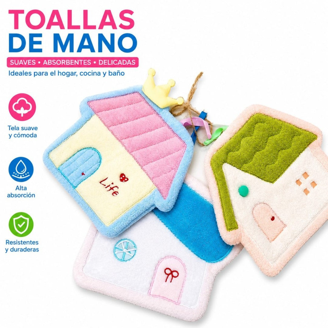 TOALLA DE MANO CASITA 850-25