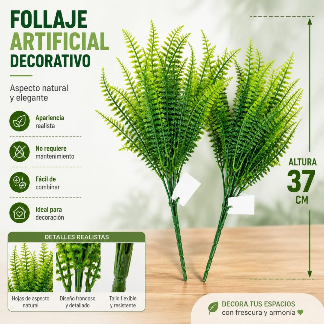RAMA ARTIFICIAL DECORATIVA 37CM 6