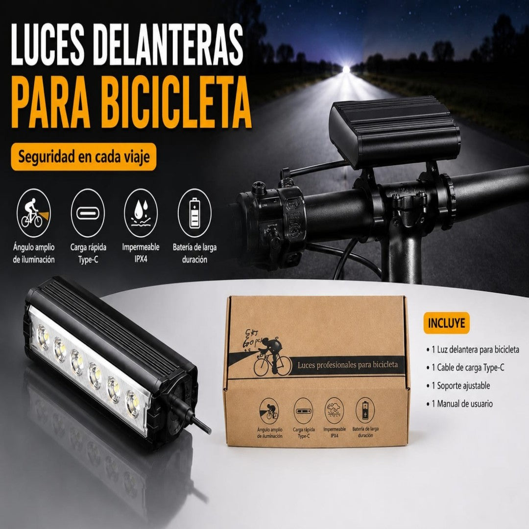 FOCO BICICLETA LIBERACION RAPIDA 4800HA