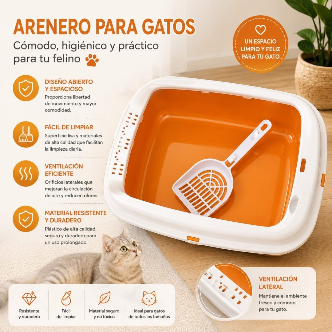 ARENERO PARA GATO CON PALA PEQ