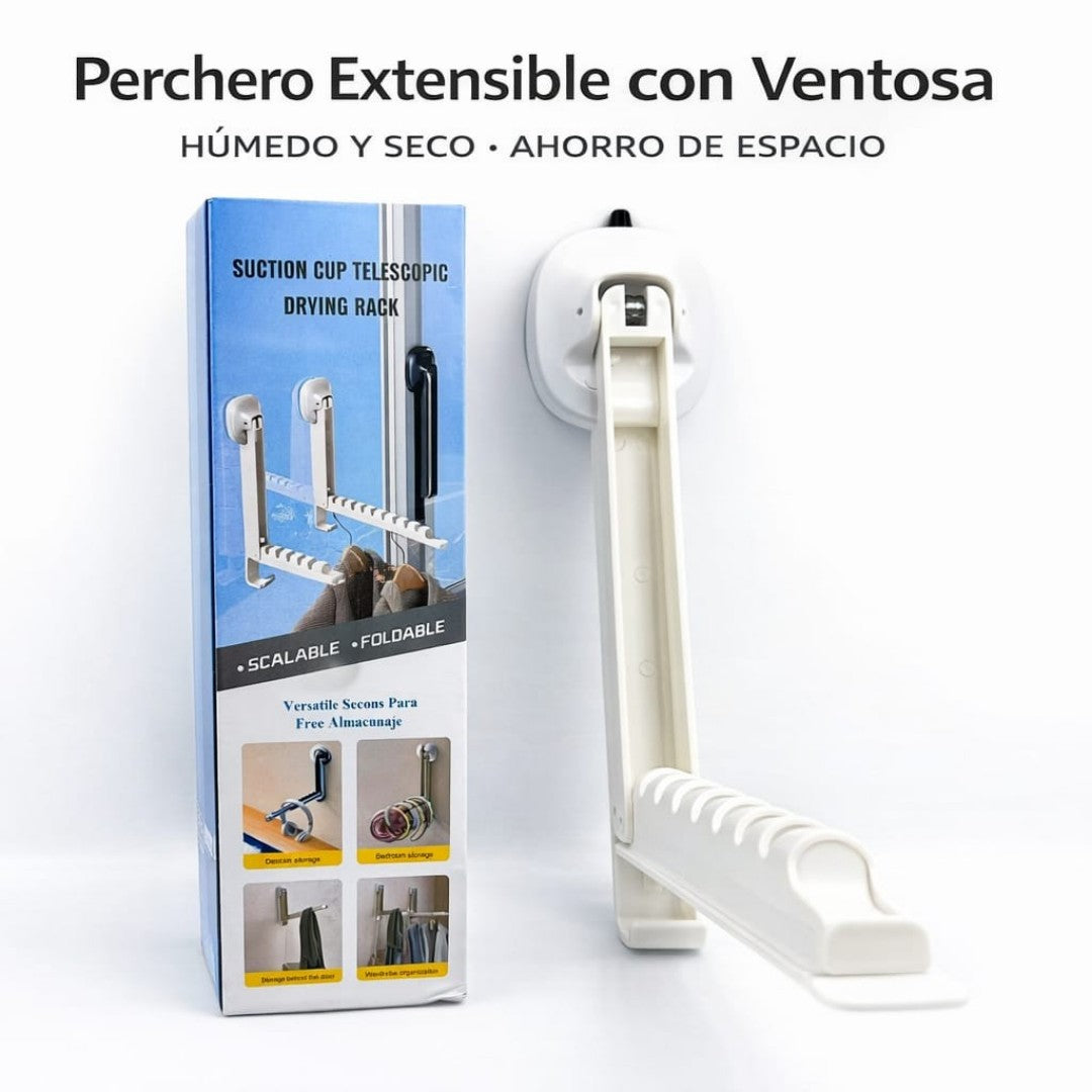 TENDEDERO PLEGABLE CON VENTOSAS