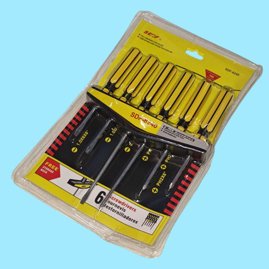 SET DESATORNILLADOR 6PCS MS-10323