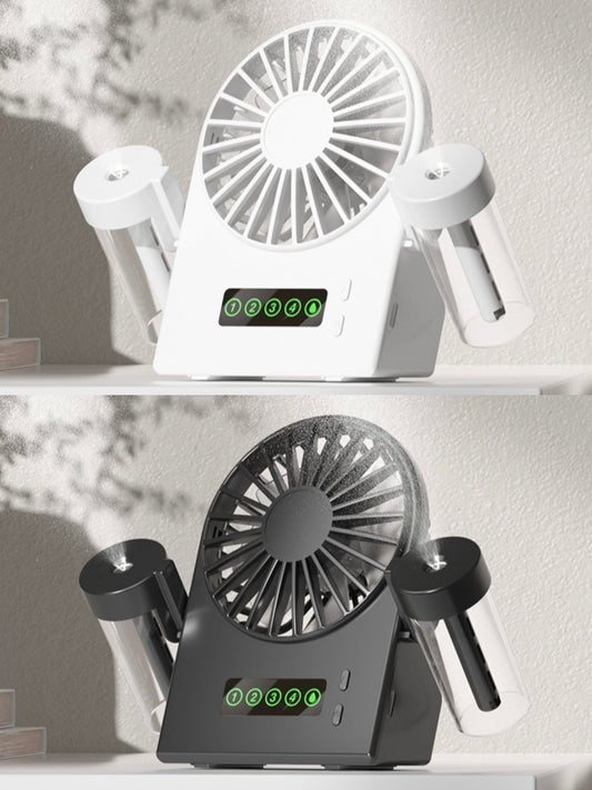 MINI VENTILADOR CON NIEBLA
