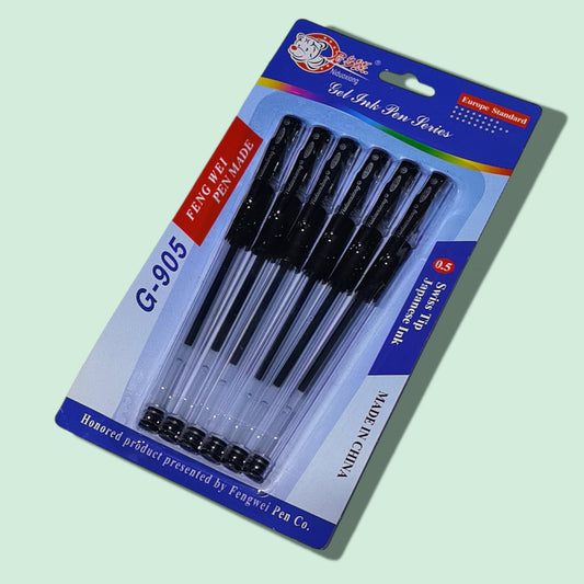 LAPICERO GEL 6PCS CARTON G-905