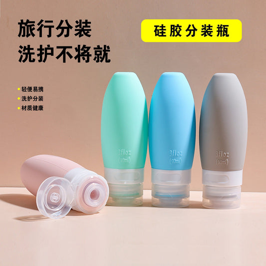 BOTELLA SILICONA P/VIAJAR 4PCS