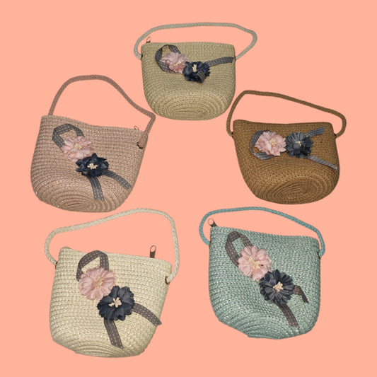 BOLSO TEJIDO 2 FLOR BT-5