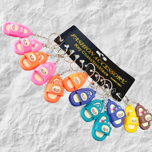 LLAVERO CHANCLETA LABUBU