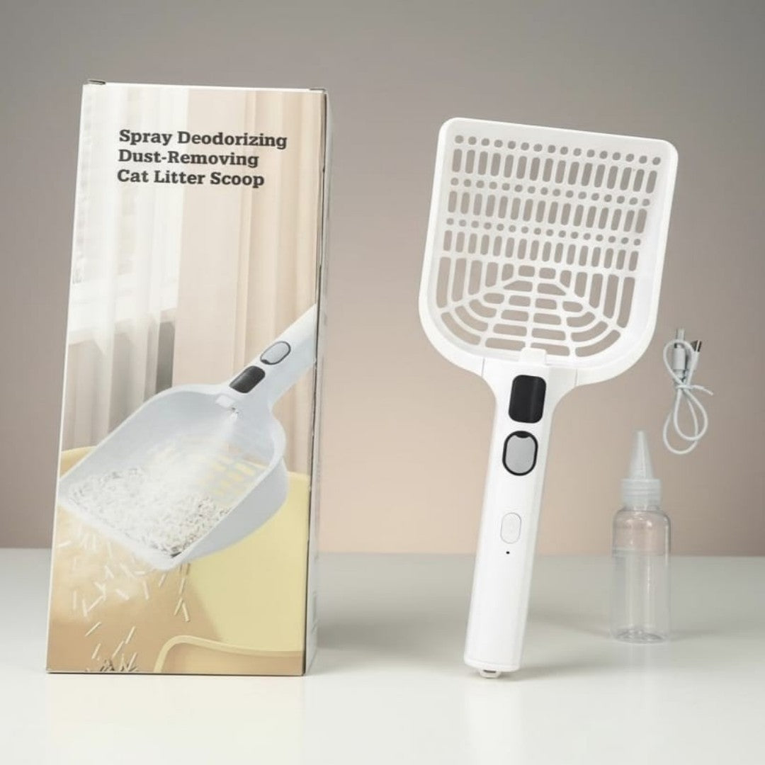 PALA PARA ARENA DE GATO CON SPRAY