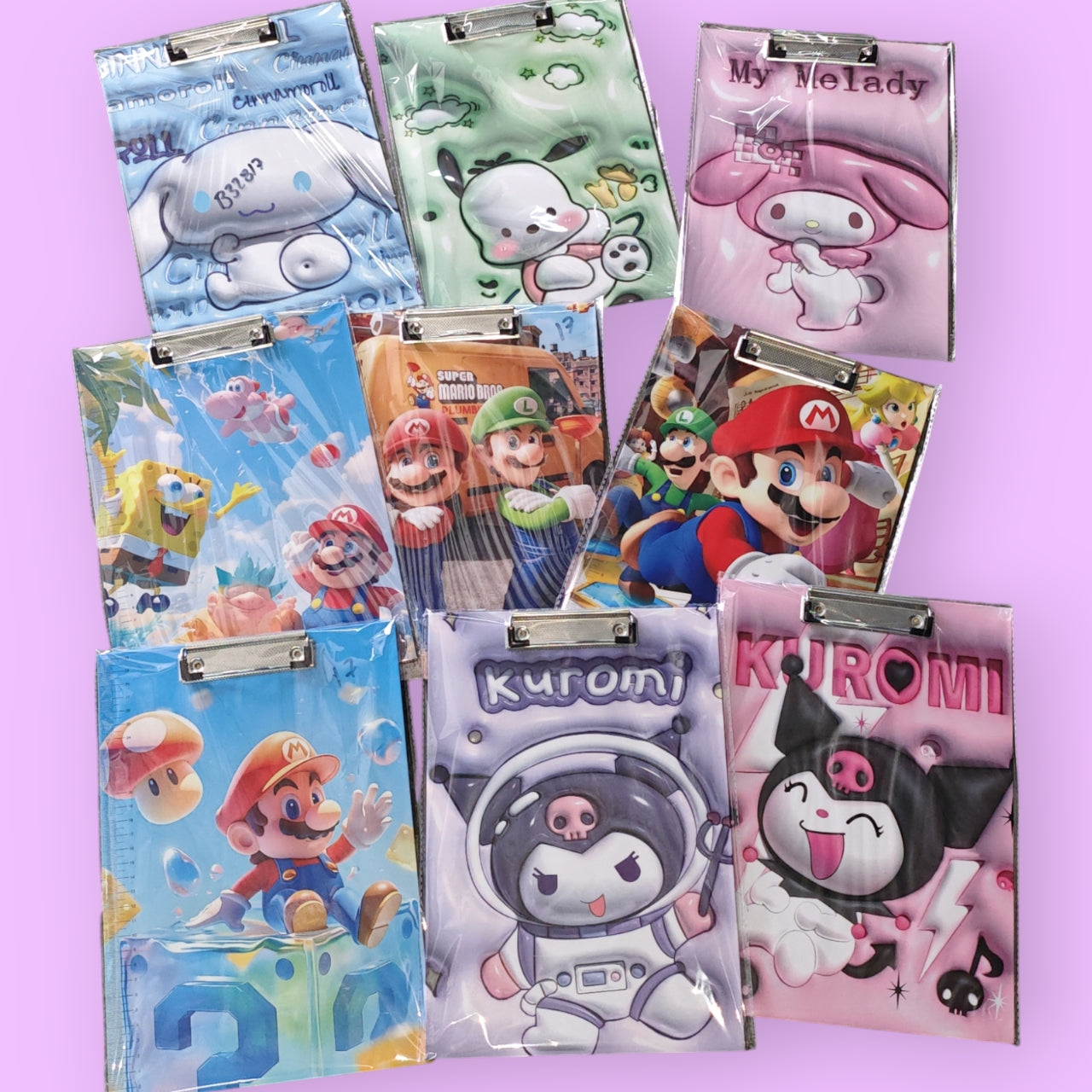 TABLA CON PRENZA A4 PERSONAJE B