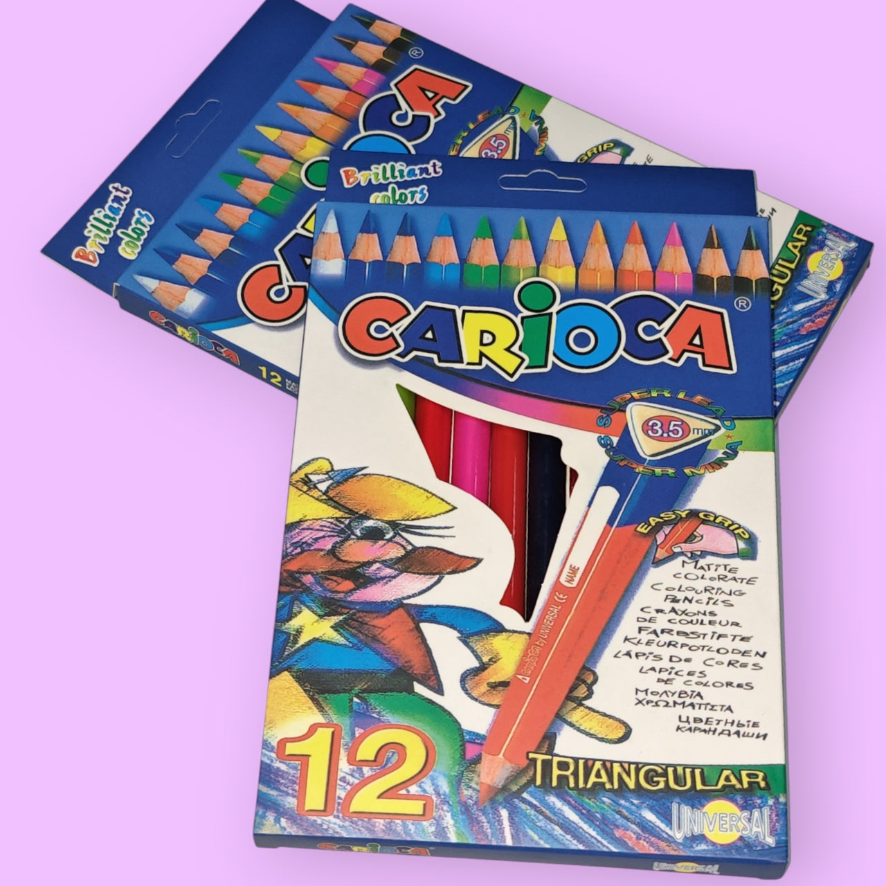 LAPICES DE COLOR CRUESO 12PCS CARIOCA