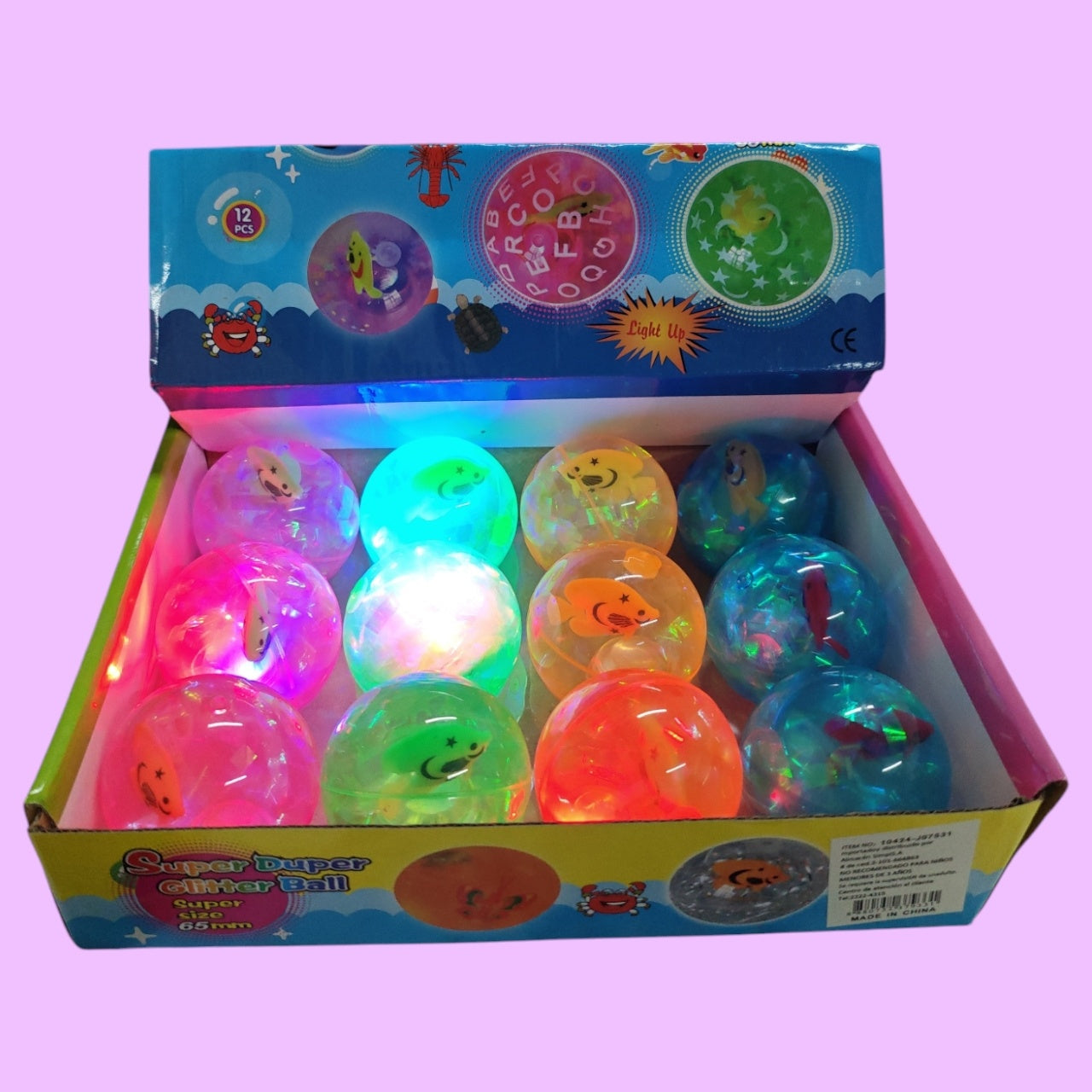 BOLAS AGUA LUZ 6.5CM K