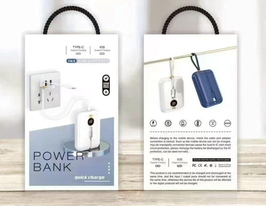 POWER BANK CARGA RAPIDO CK-020