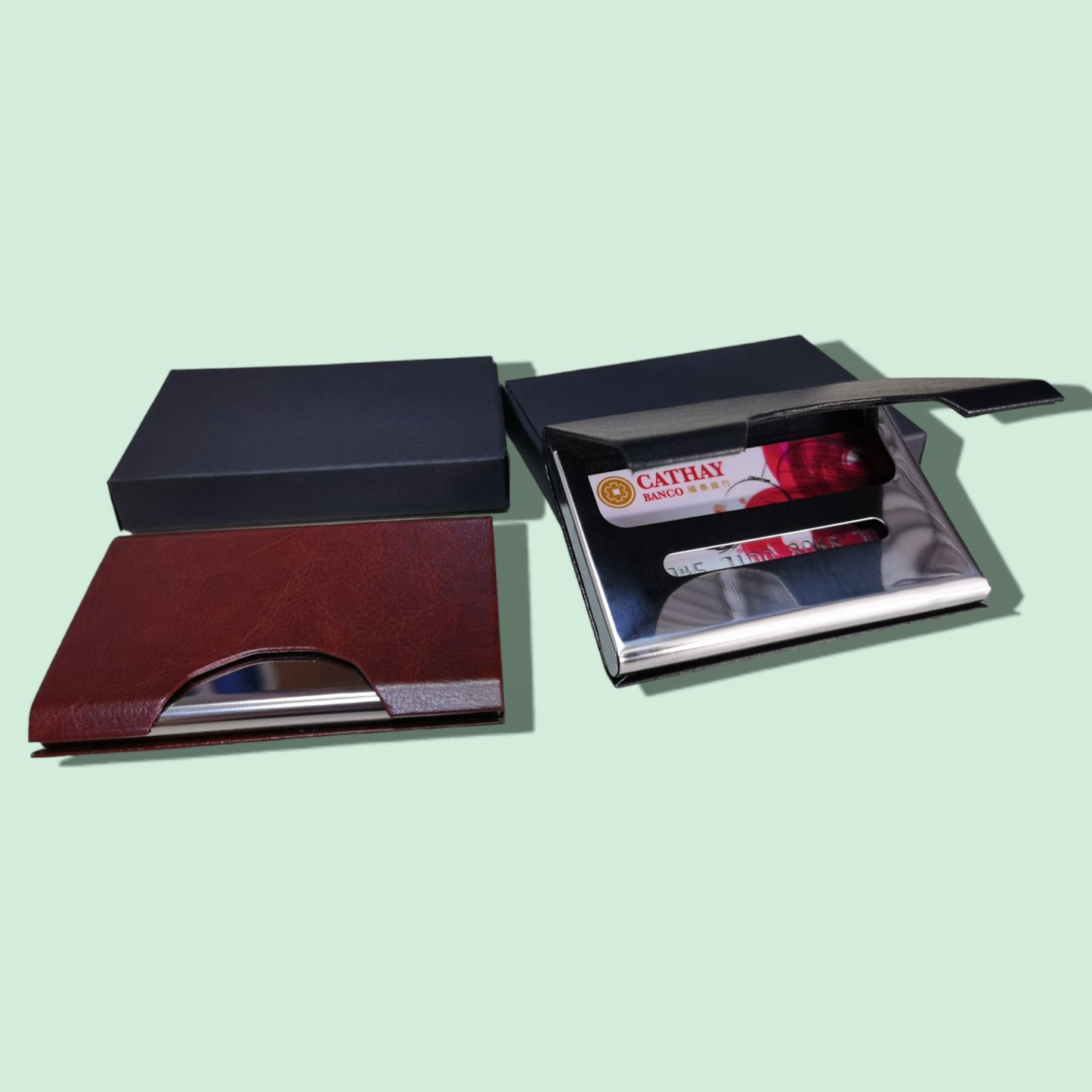 TARJETERO NEGRO Y CAF