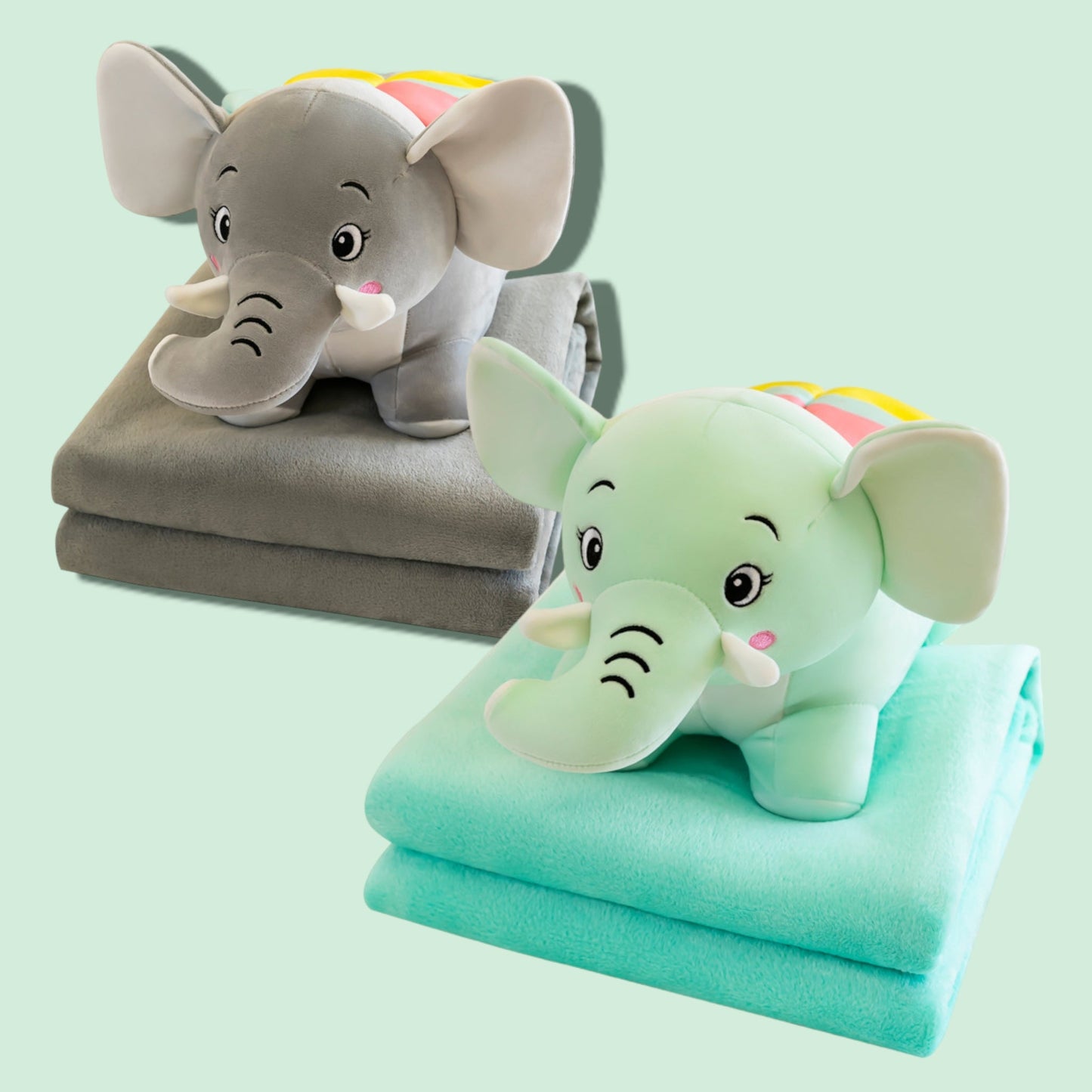 COBIJA ALMOHADA HELEFANTE