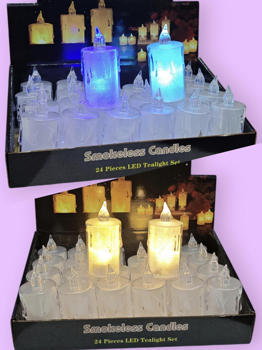 CANDELA LED CRISTAL GDE CALIDO