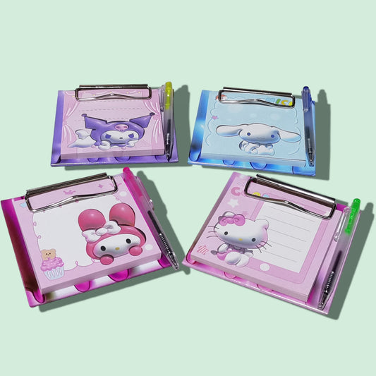 BLOC DE NOTAS C/TABLA SANRIO 130-2