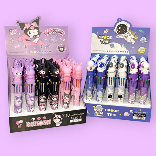 LAPICERO 10 COLOR SX- KUROMI