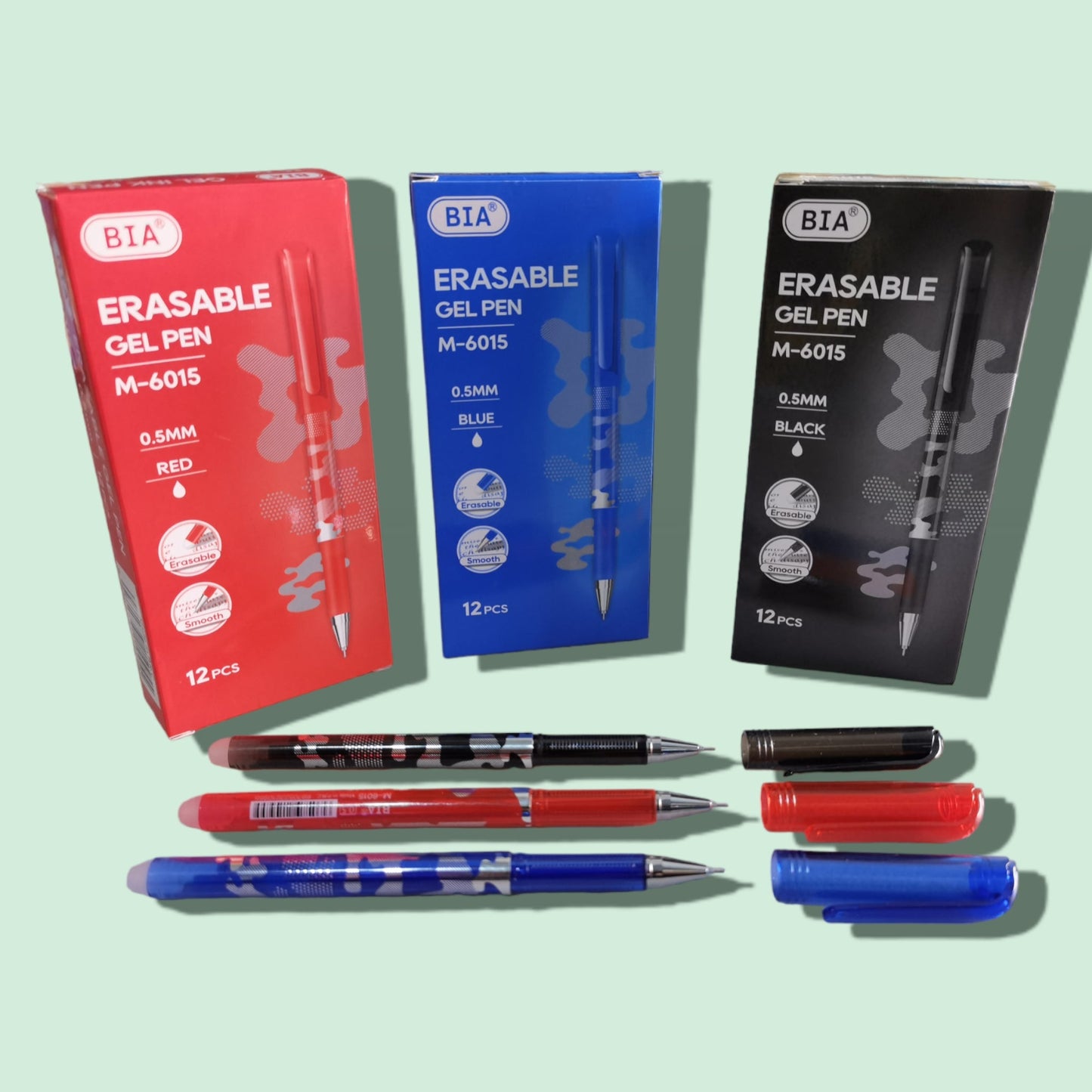 LAPICERO BORRABLE 12PCS  M-6015