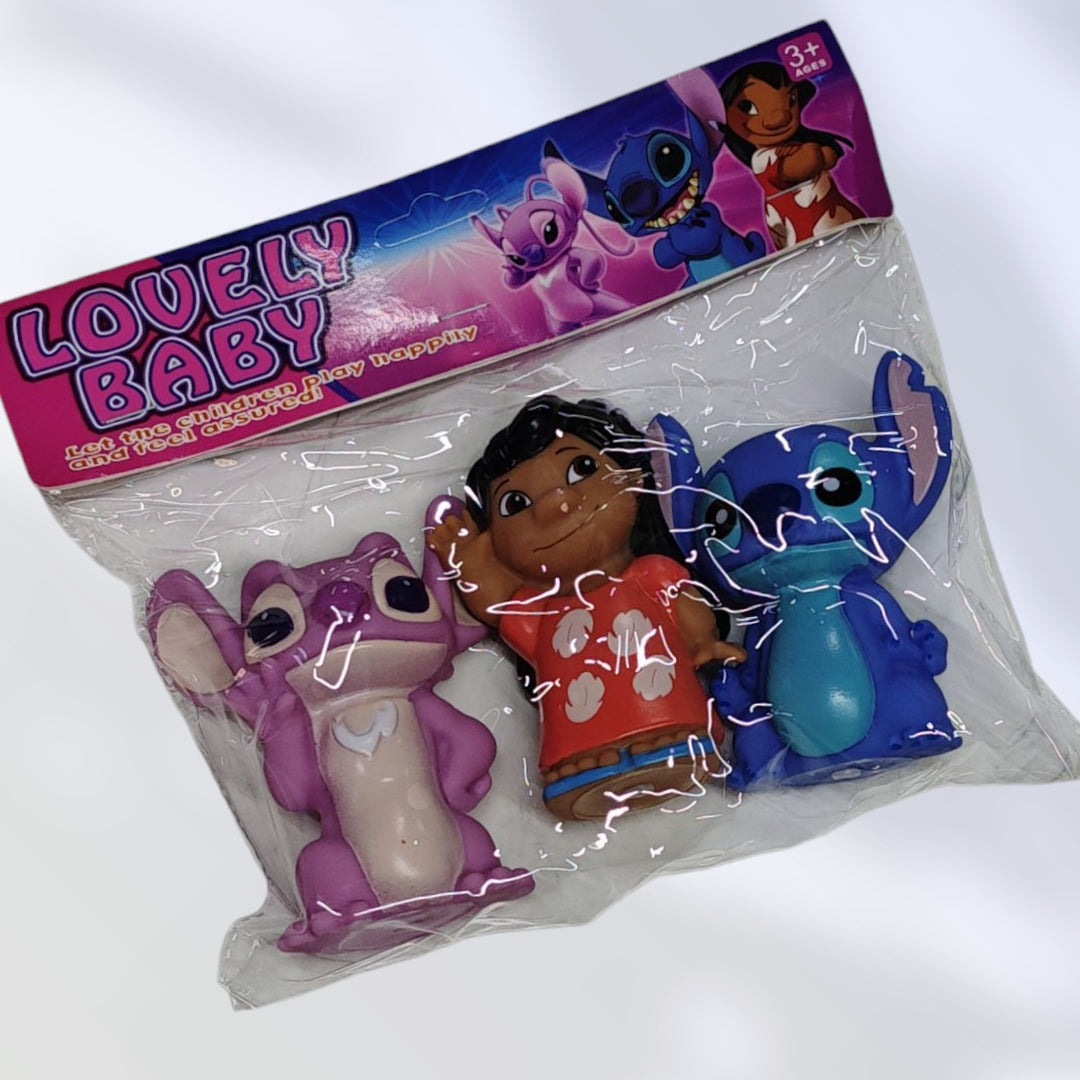 SET MUNECO 3PCS GOMA