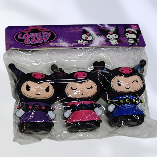 SET MUNECO 3PCS GOMA