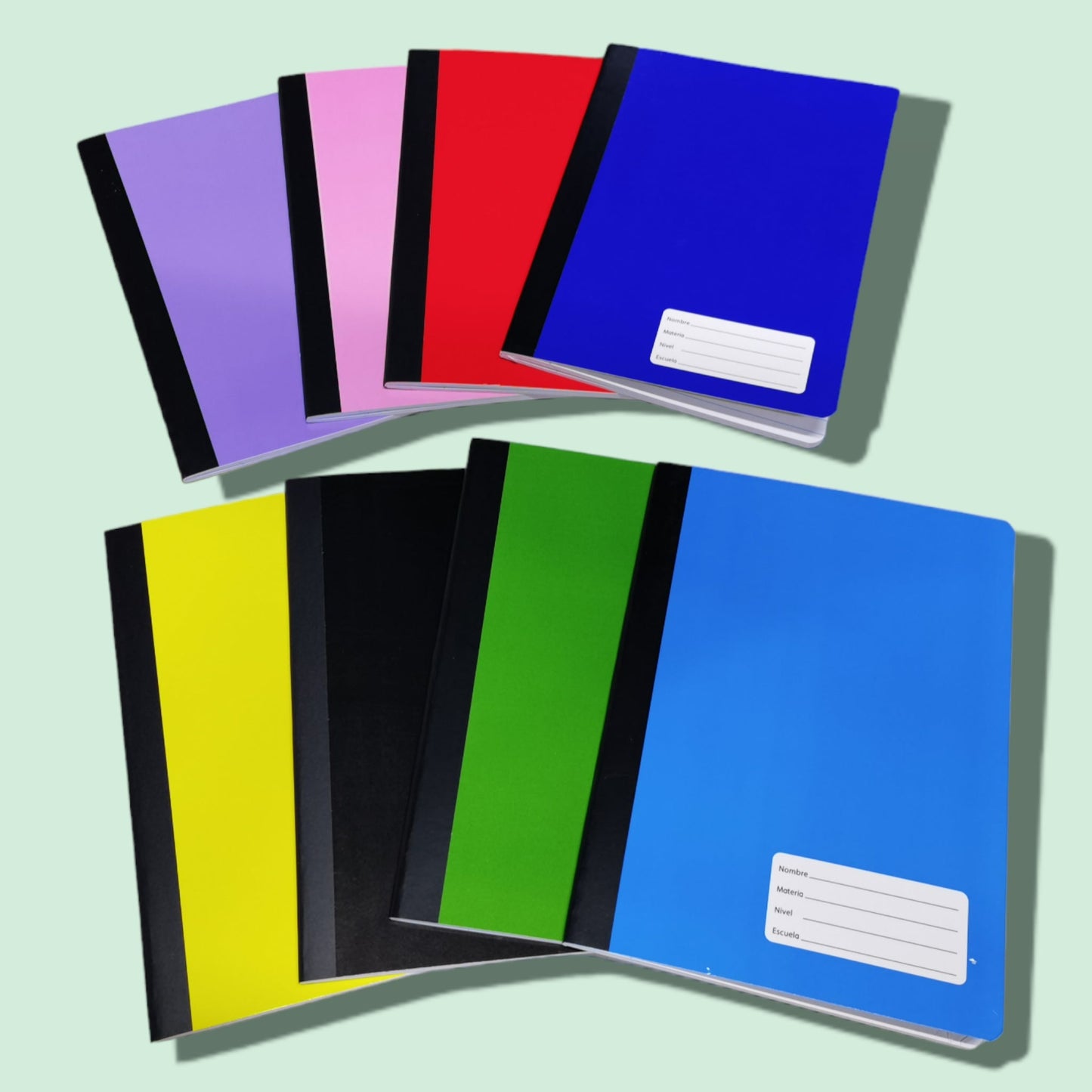 CUADERNO COSIDO  A5 50HOJA FULL COLOR