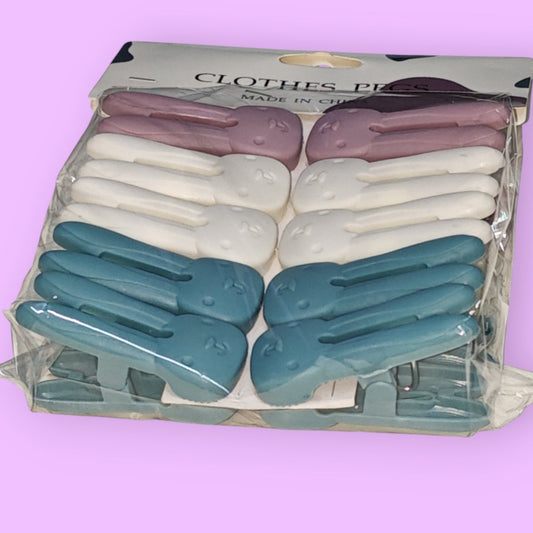 PRENSA ROPA CONEJO 10PCS 3810