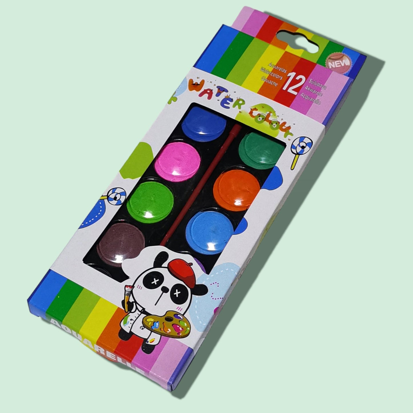 TEMPERAS 12 COLOR CAJA