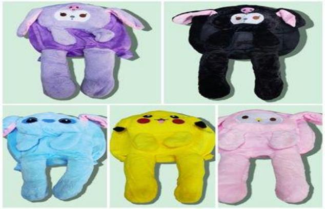 SALVEQUE PELUCHE CON LUZ PERSONAJE