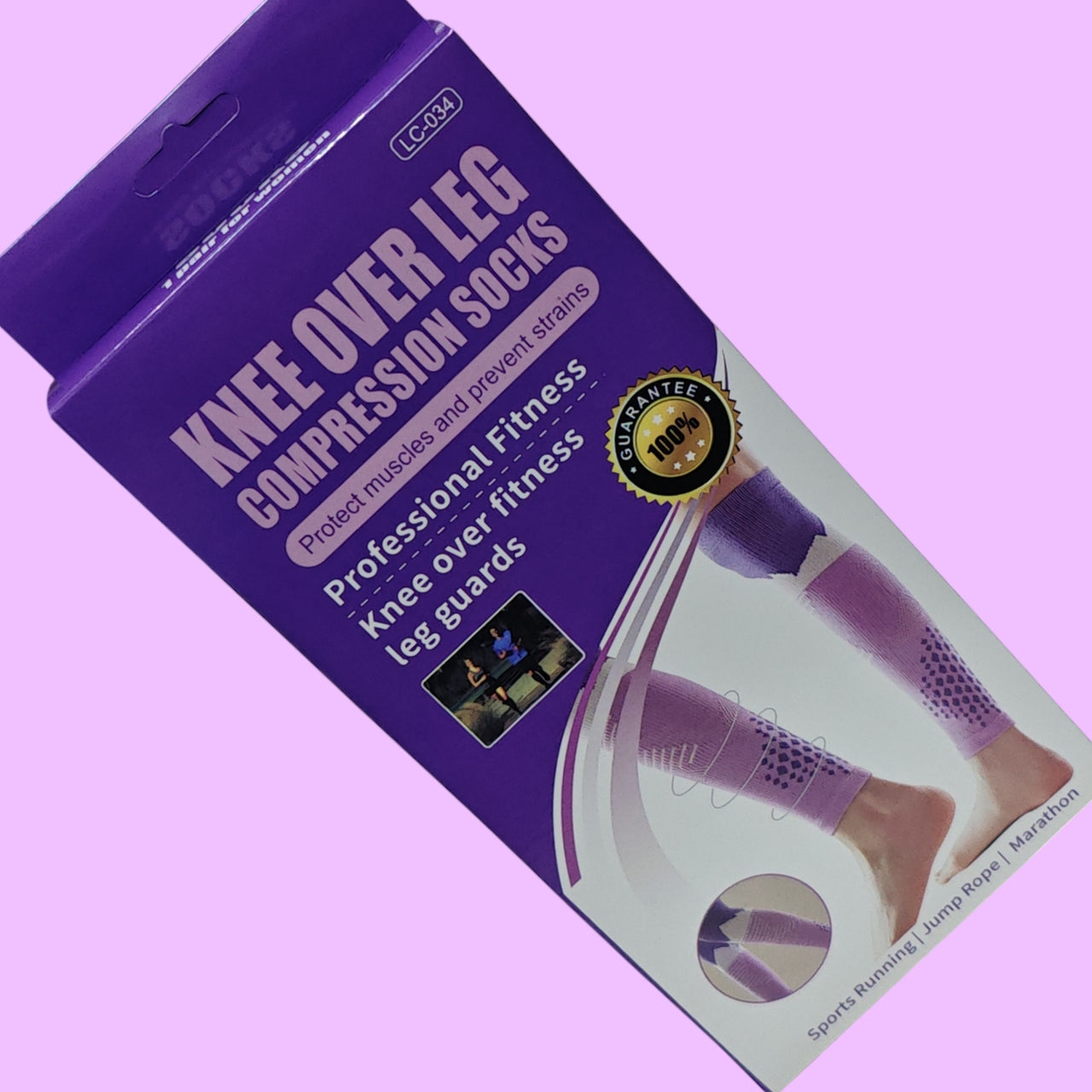 MEDIA PANTORRILLA MORADO