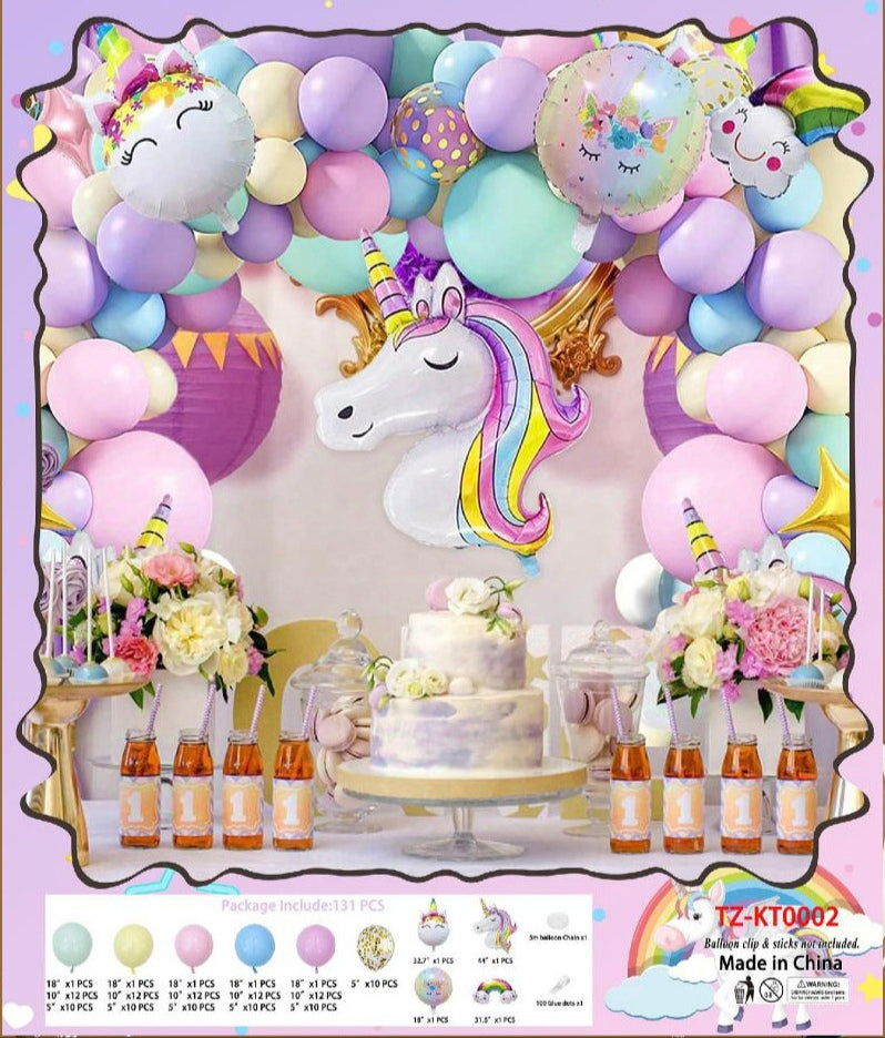 JUEGO GLOBO UNICORNIO