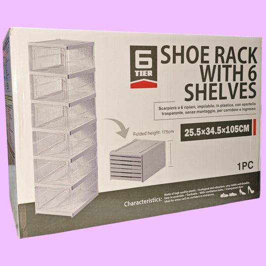 ORGANIZADOR ZAPATO PLEGABLE 6NIVER