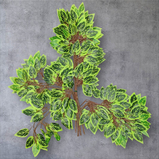 RAMA HOJA VERDE 12PCS D