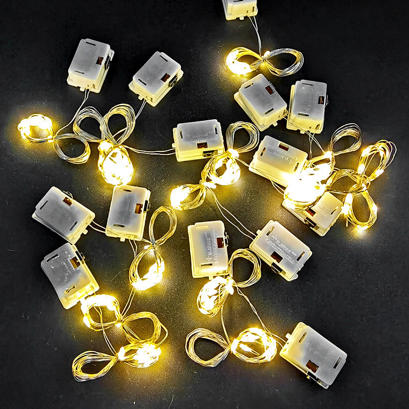 LUZ 20 LED CALIDA 2M C/ BATERIA