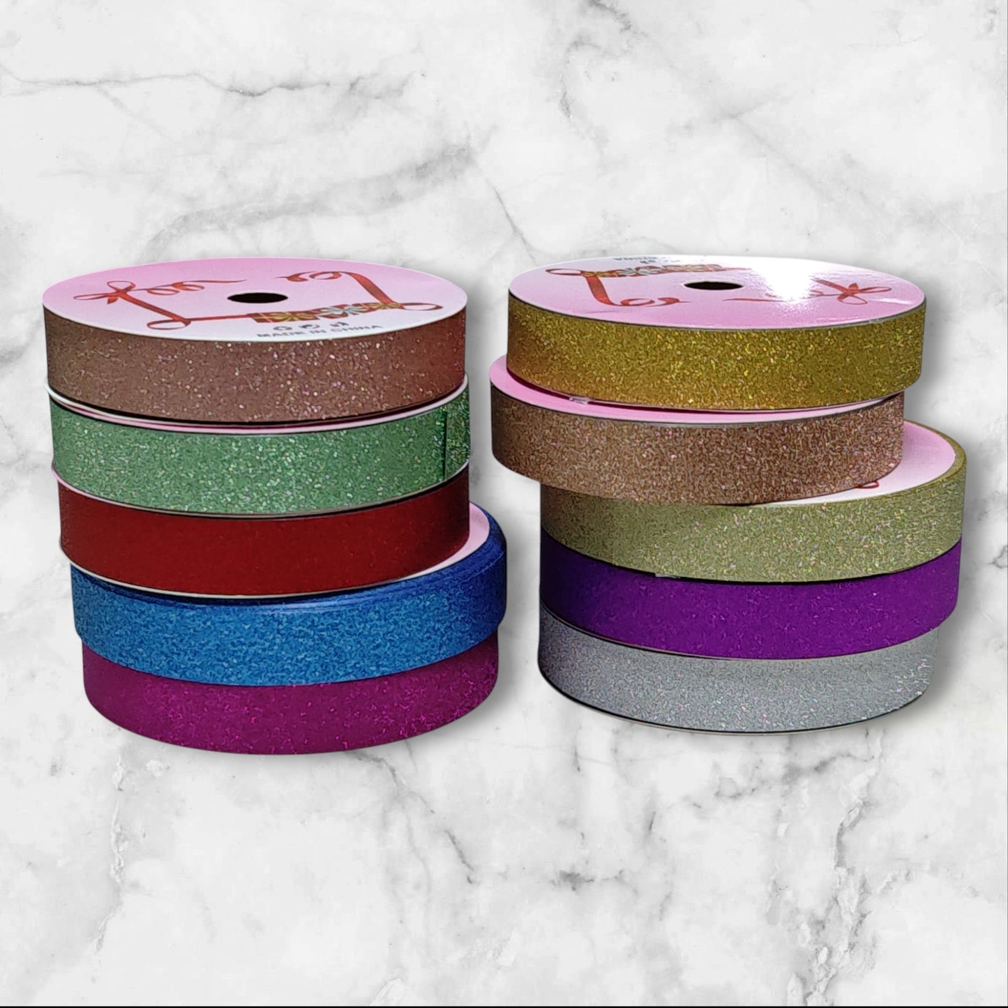 CINTA LAZO ESCARCHA COLOR 1.6CM*10M A