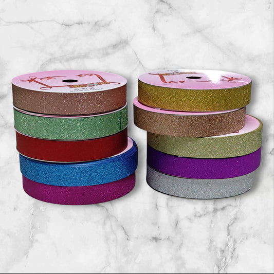 CINTA LAZO ESCARCHA COLOR 1.6CM*10M A