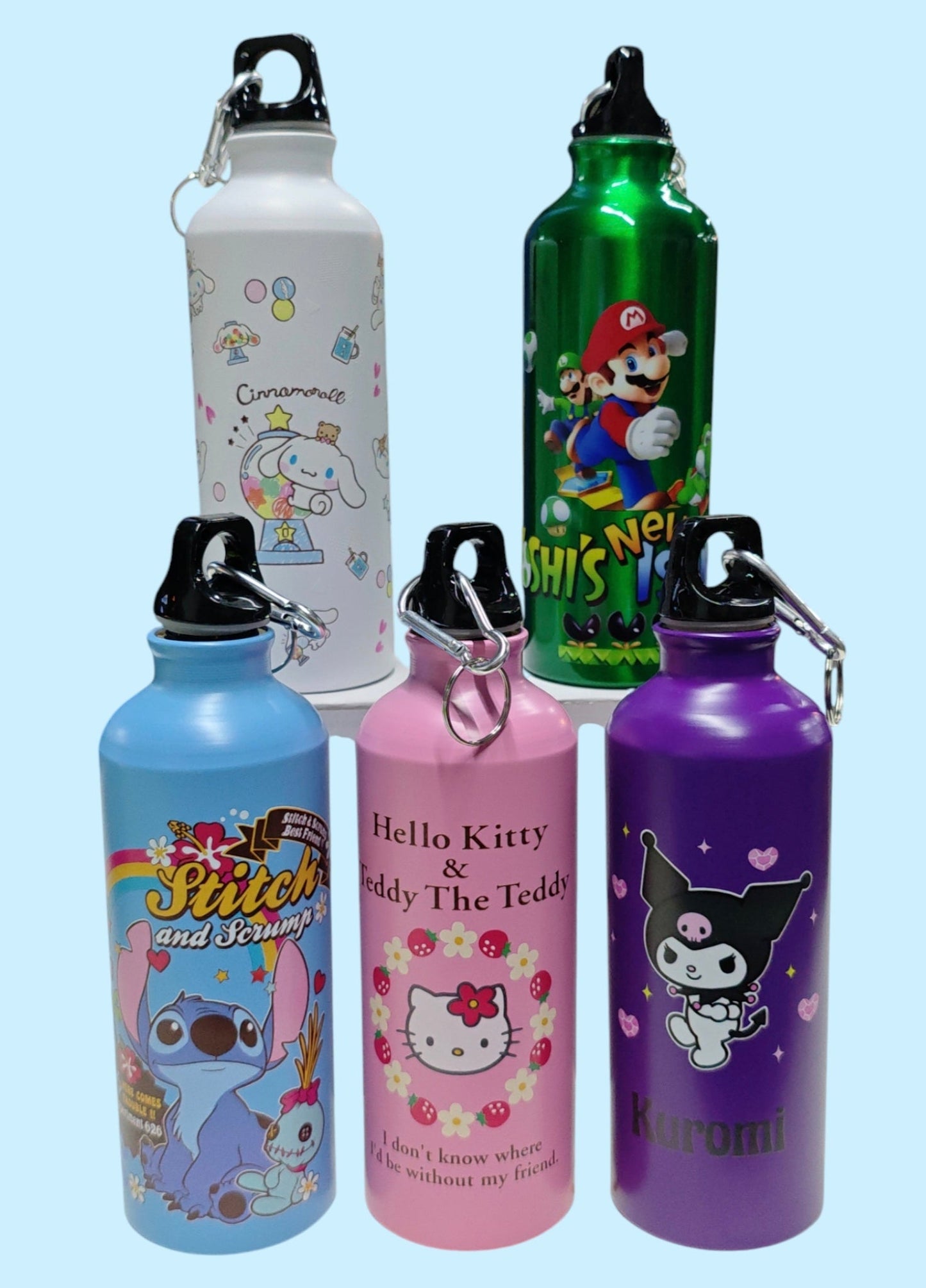 TERMO ALUMINIO PERSONAJE 500ML C